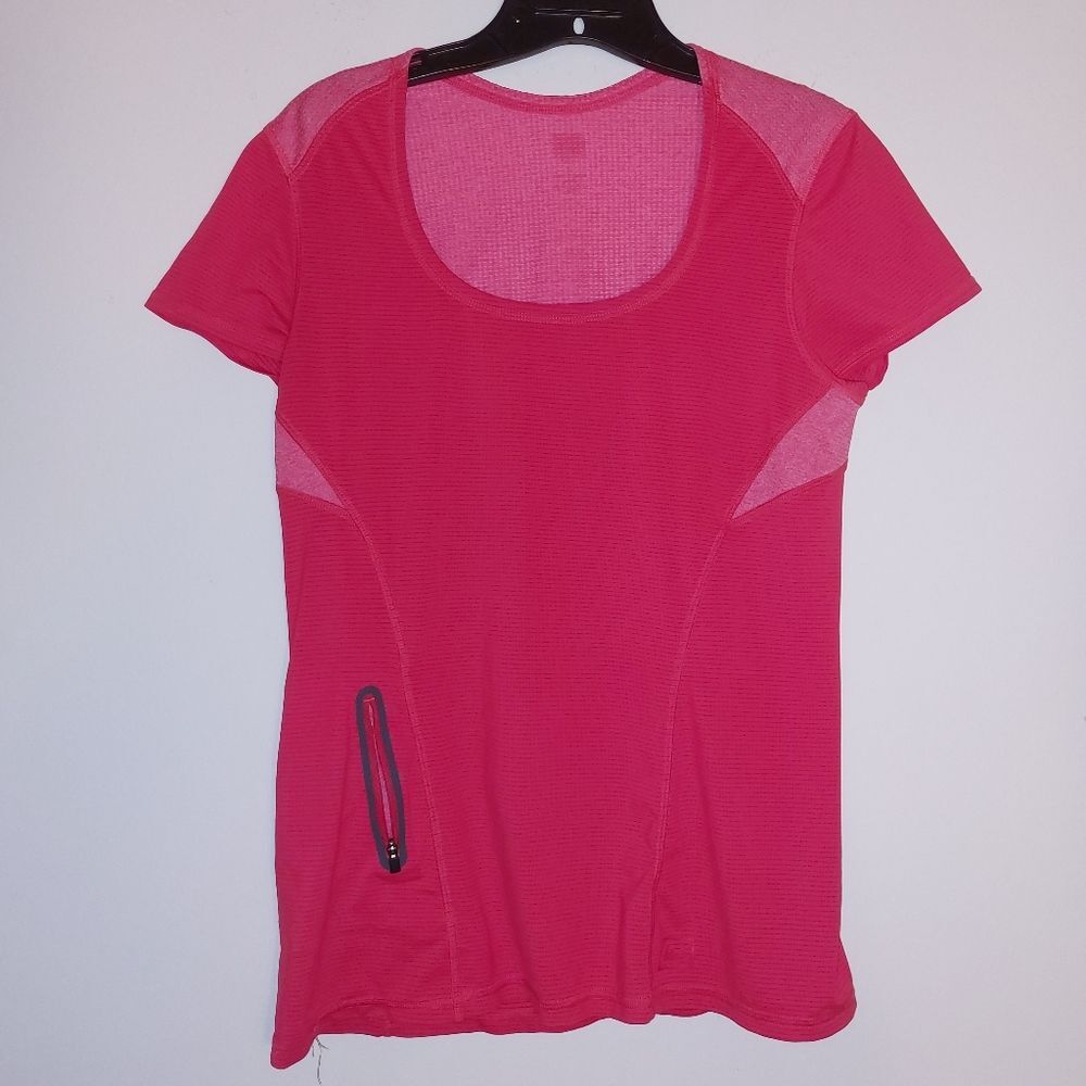 REI Women's Active Shirt  Coral Color-block Size M